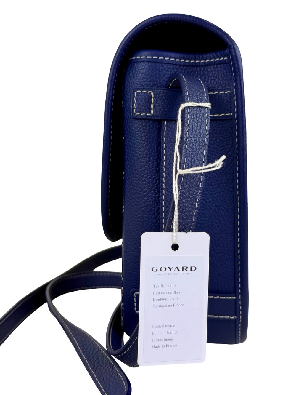 GOYARD BELVEDERE MM BAG IN BLUE - Picture 5 of 12